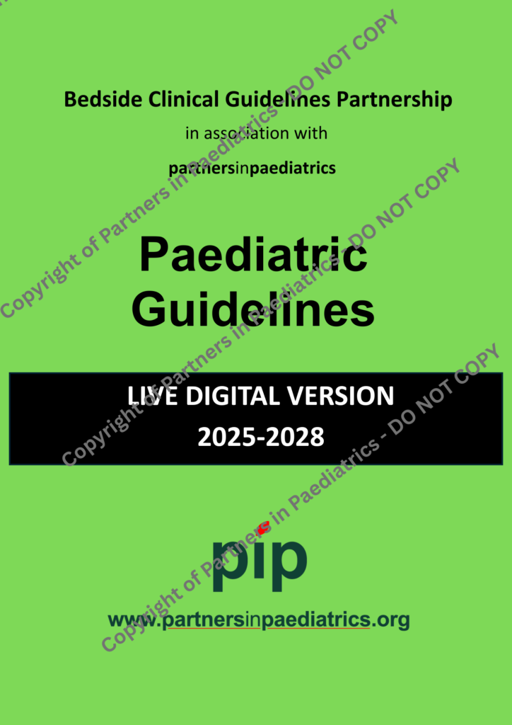 PiP Paediatric Clinical Guidelines 10th Edition